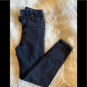 Zara Women's Skinny Jeans - Dark Blue